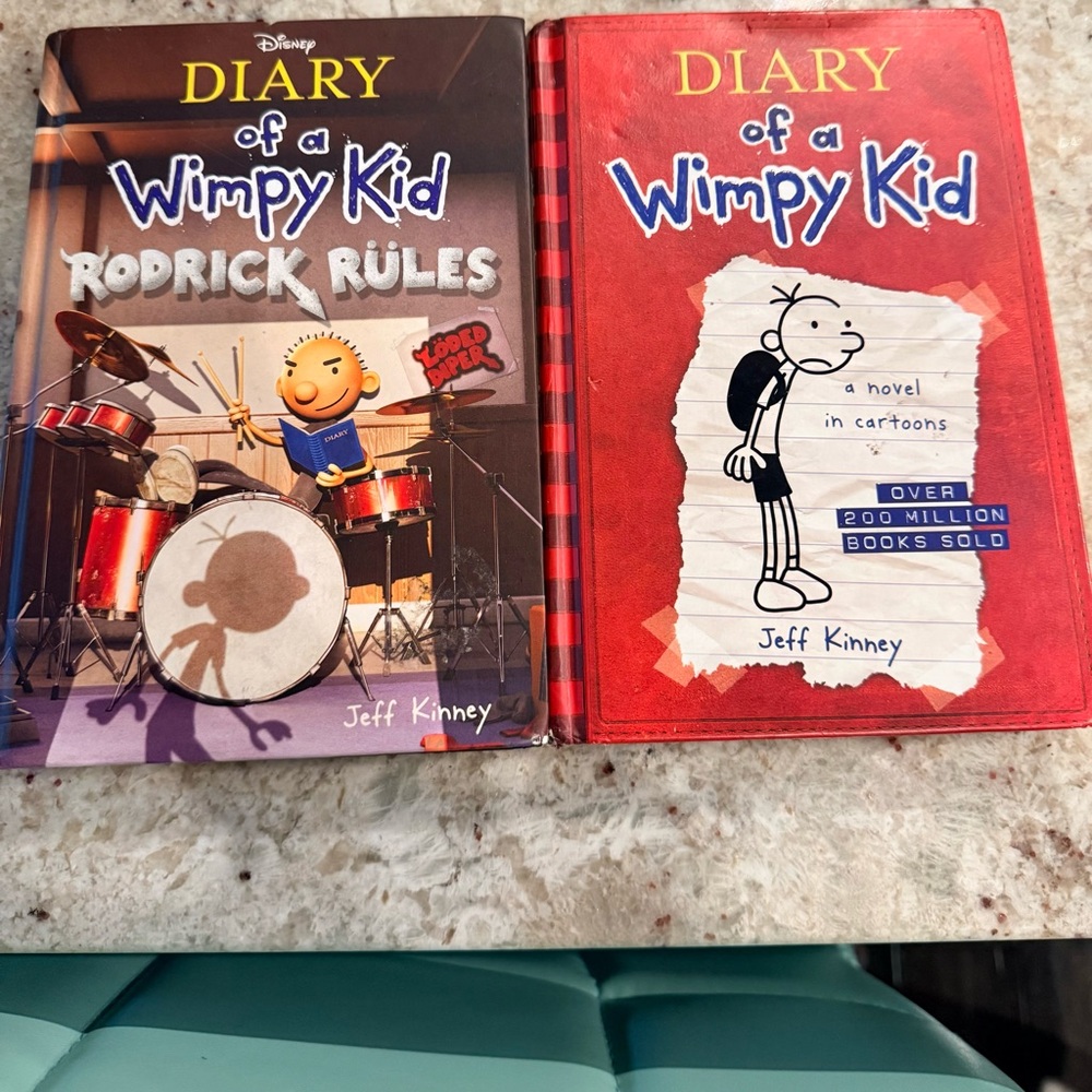 Diary of a Wimpy Kid Book Set - Roderick rules and Diary of a wimpy kid.
